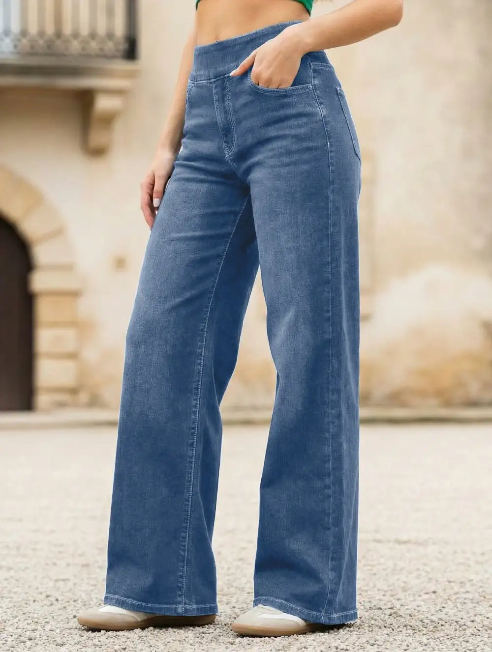High Waisted Stretch Slim-Fit Jeans