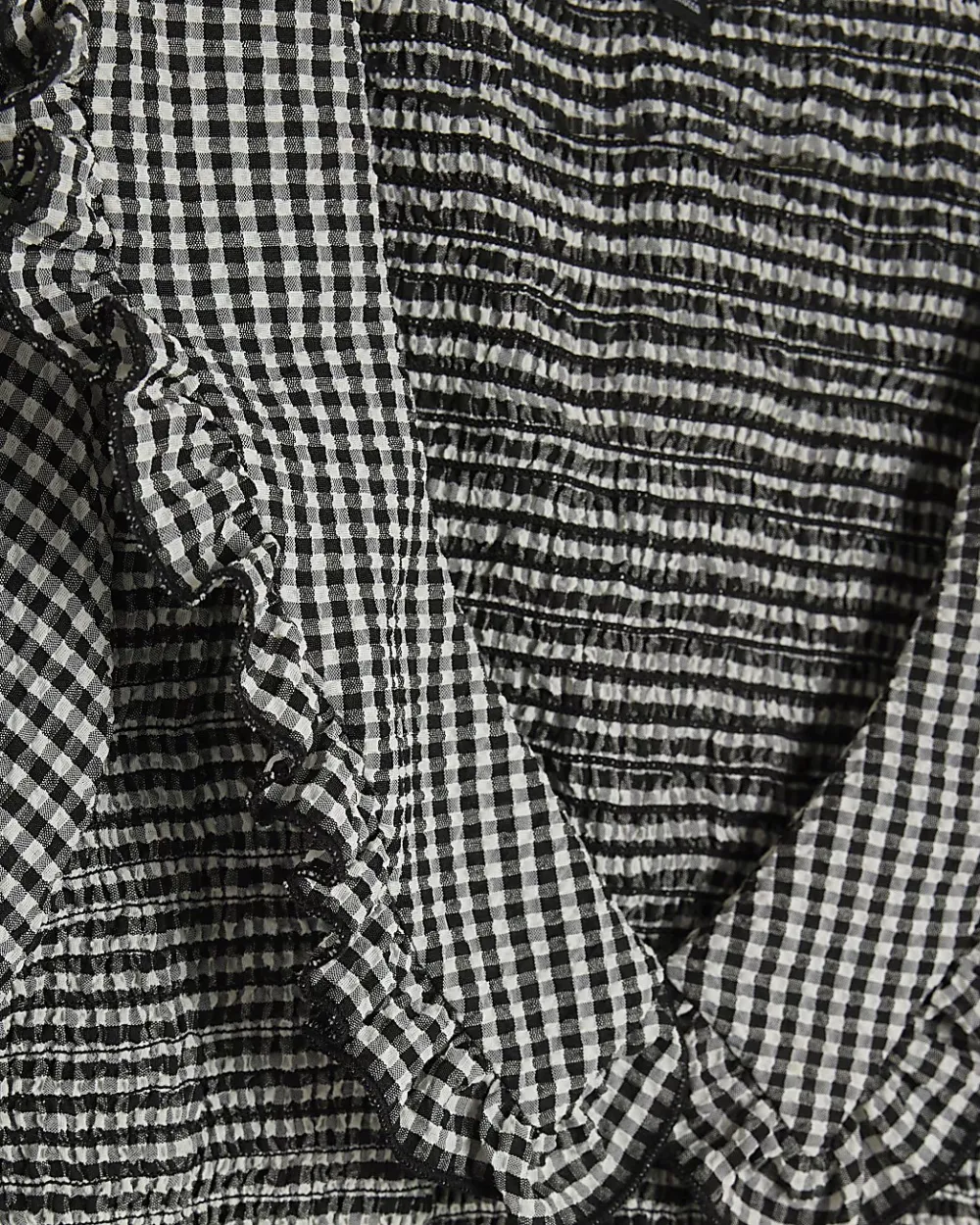 V-Neck Plaide Checkered Fashion Lapel Top