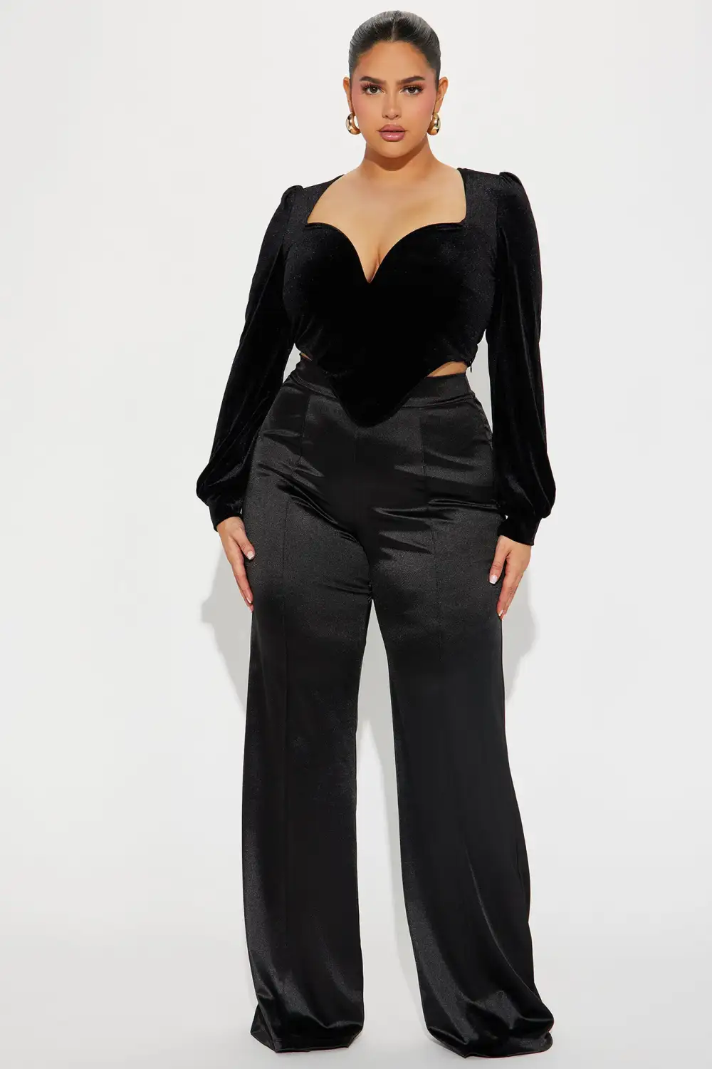 Bad Romance Velvet Top - Black