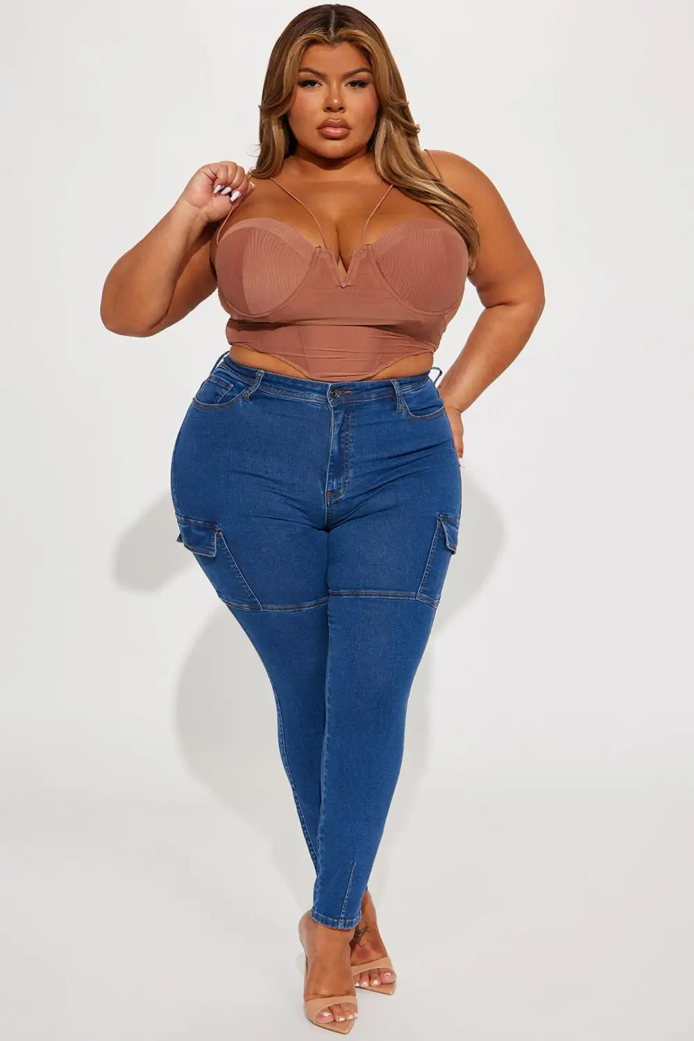 Sara Corset Top - Mocha