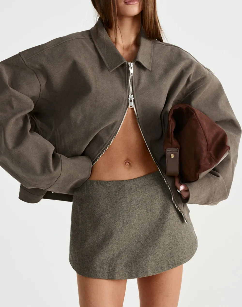 Fashionable And Simple Suit Skirt