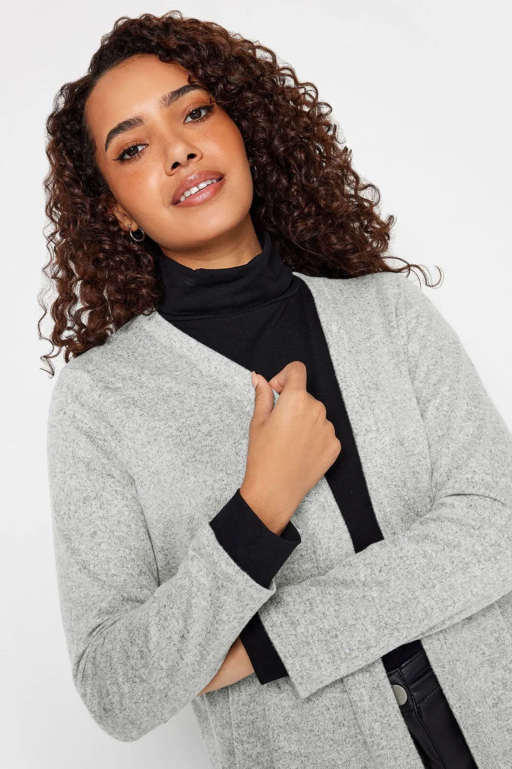 M&Co Grey Essential Cardigan