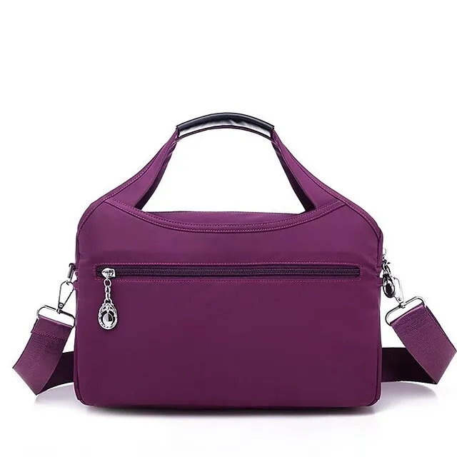 Women's Work Bag Polyester Oxford Cloth Daily Office & Career Camouflage Blue Camouflage Black Taro purple Camouflage purple