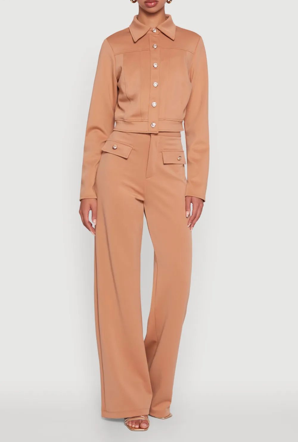 High Waisted Wide Leg Pants