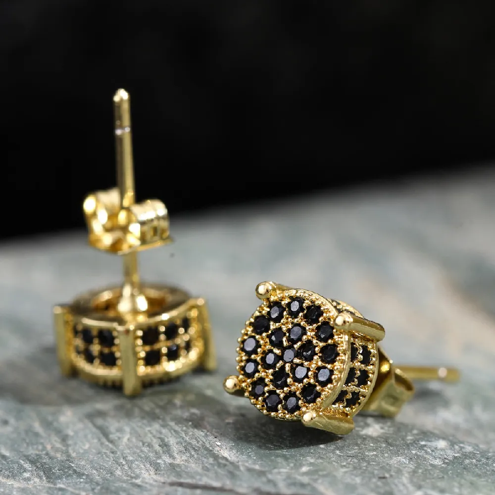 Stylish Round Stud Earrings