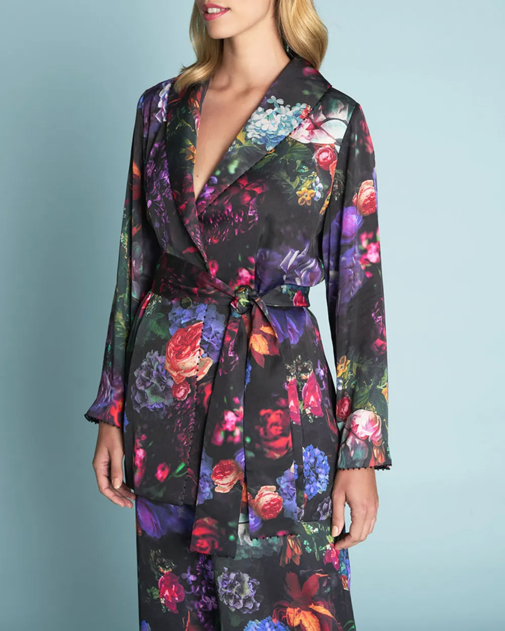 Printed Satin Jacket