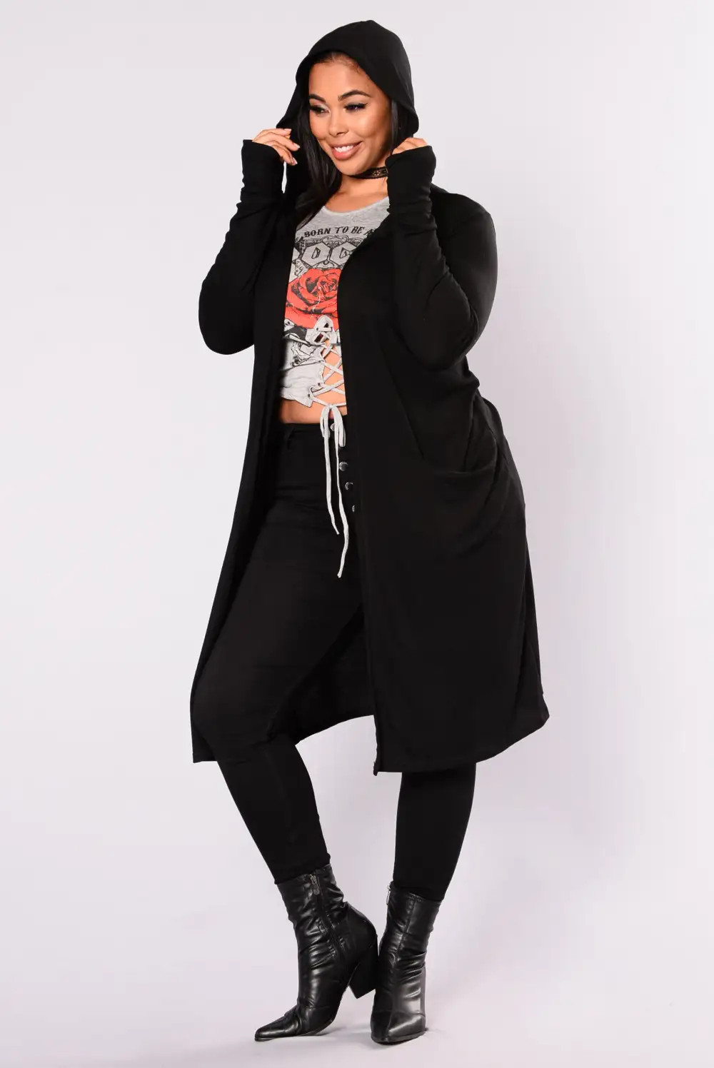 Sunday Kind Of Love Duster Jacket - Black