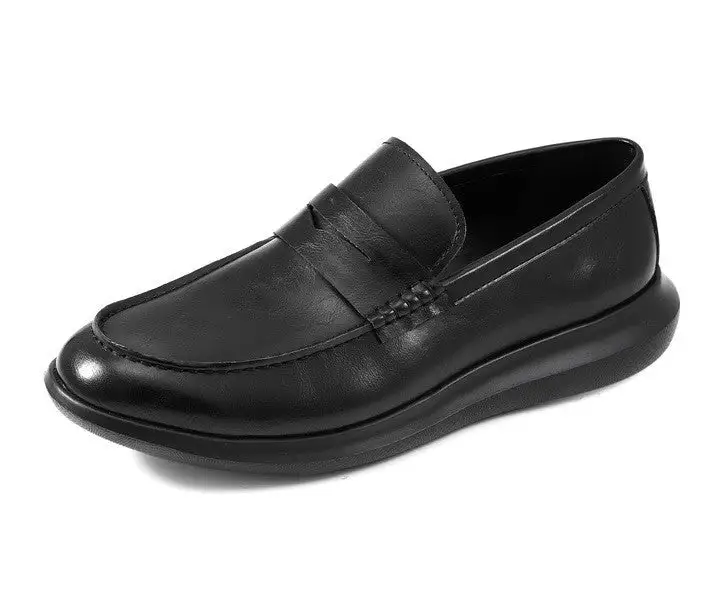 Black Polished Loafers