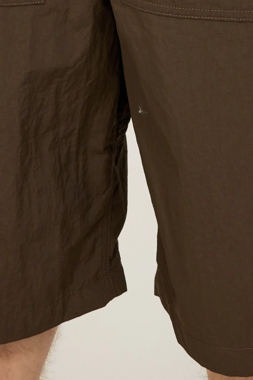 Nylon Loose Short Deep Brown