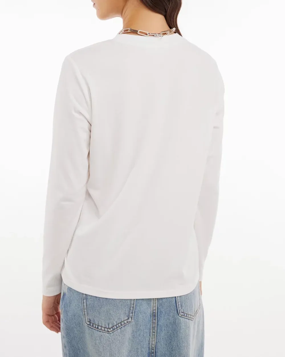 Long Sleeve Stripe Boyfriend Tee