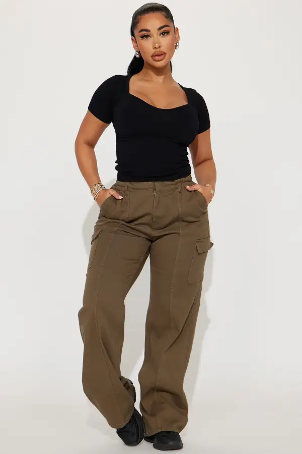 Reyna Seamless Top - Black