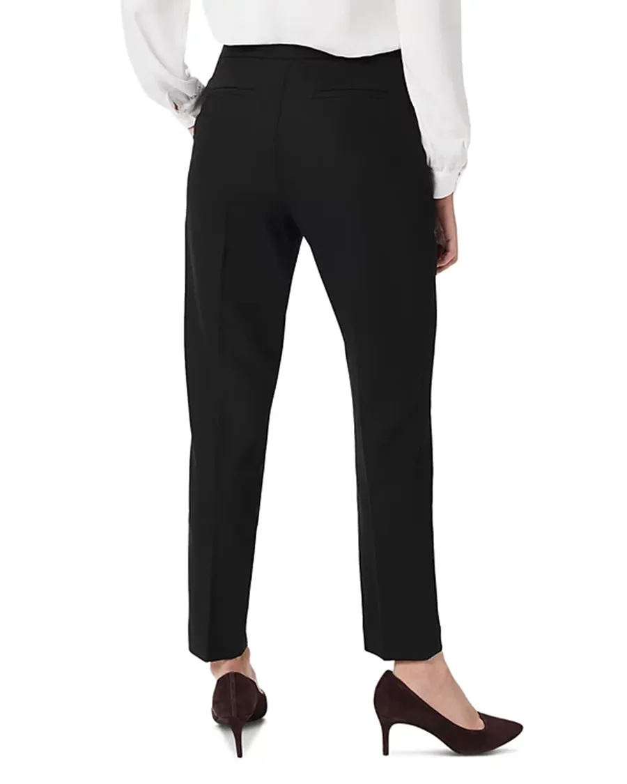 Banded Waist Slim Leg Pants