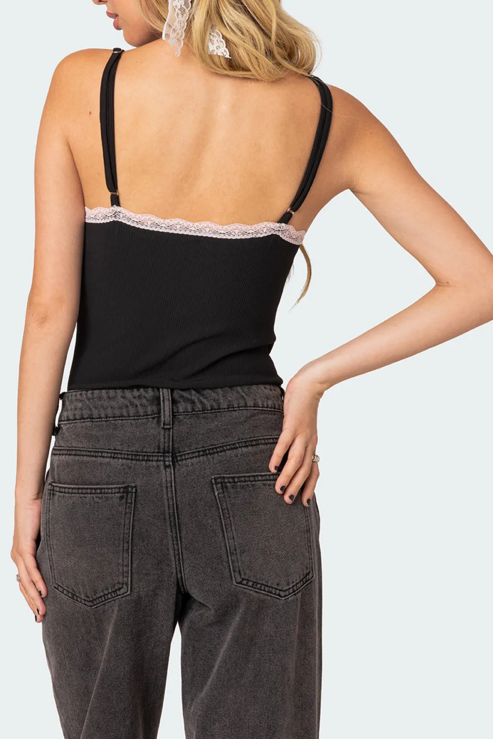 Ribbed Bodysuit White