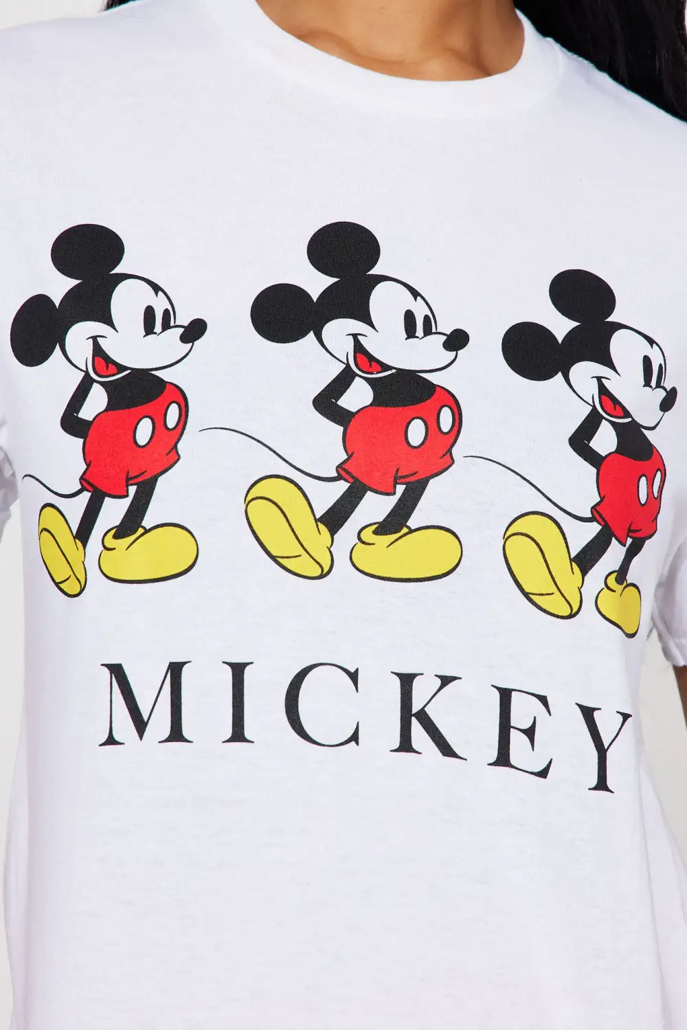 Mickey Mouse Vintage Graphic Tee - White