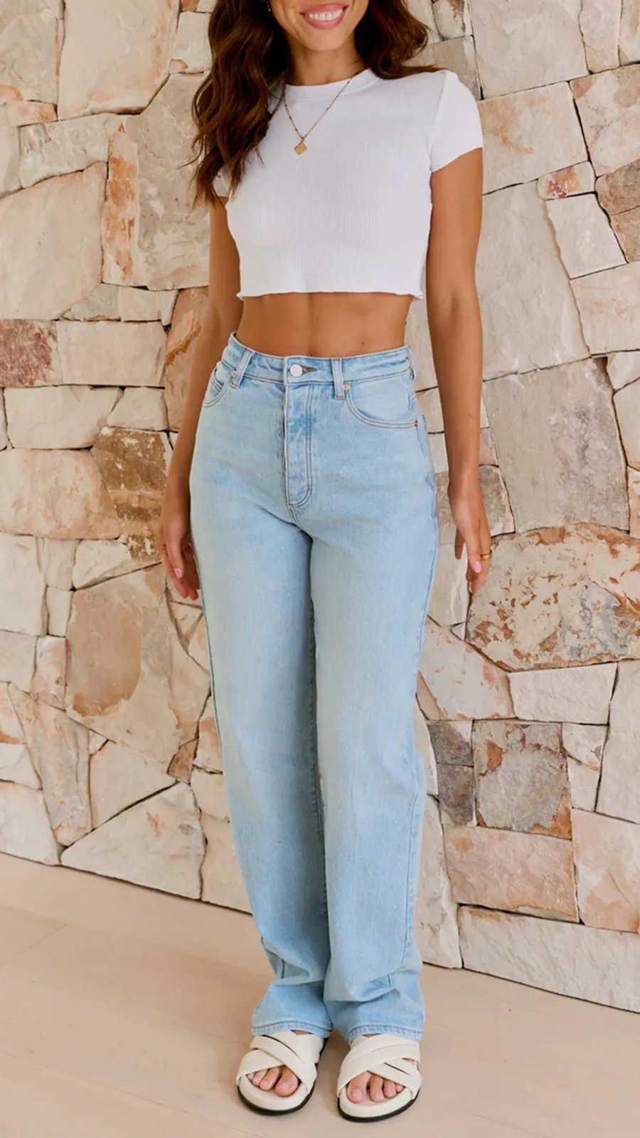 High Baggy Fit Jeans