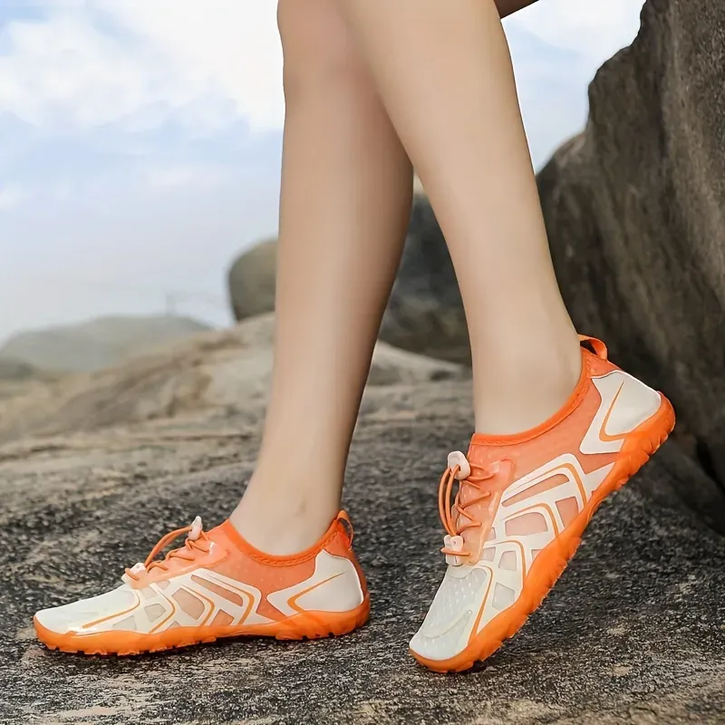 Women's Quick Drying Water Socks, Anti-slip & Anti-cut Creek Shoes, Outdoor Lightweight Soft Sole Sports Shoes For Swimming Surfing Diving Fishing