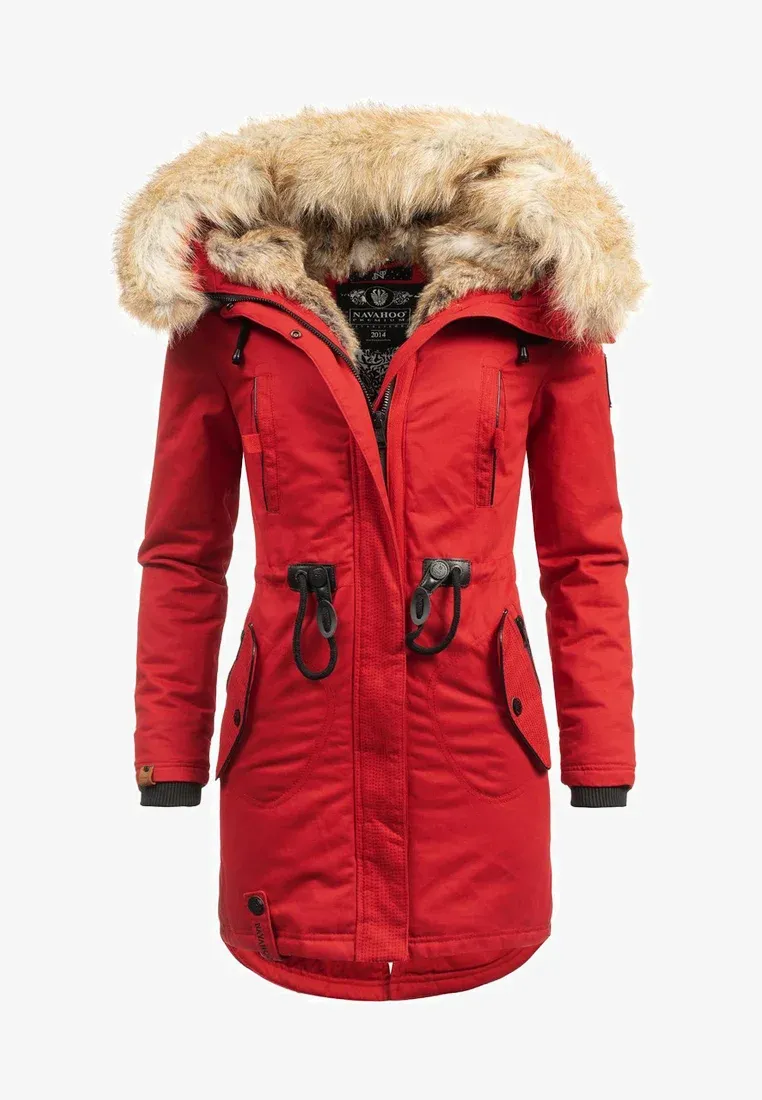 ladies parka coat Pink