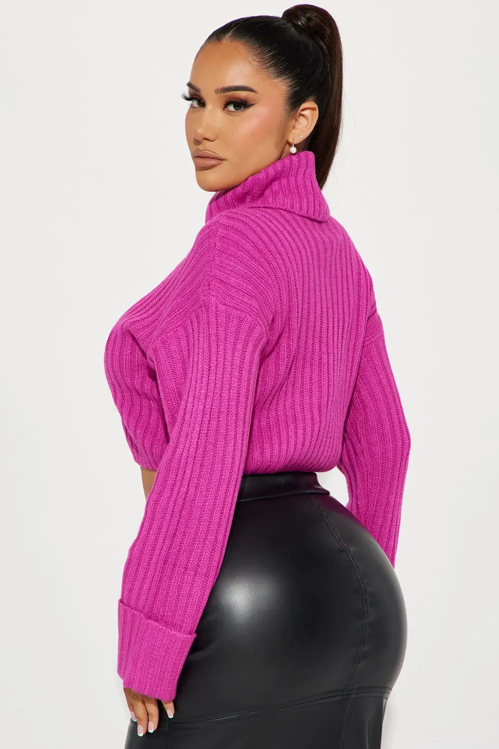 Saree Sweater - Pink