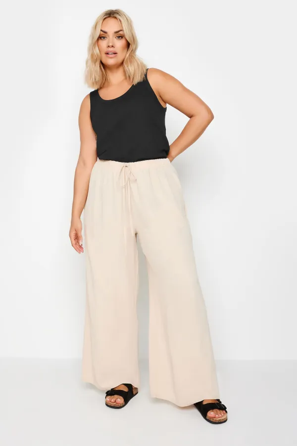 YOURS Curve White Vest Top