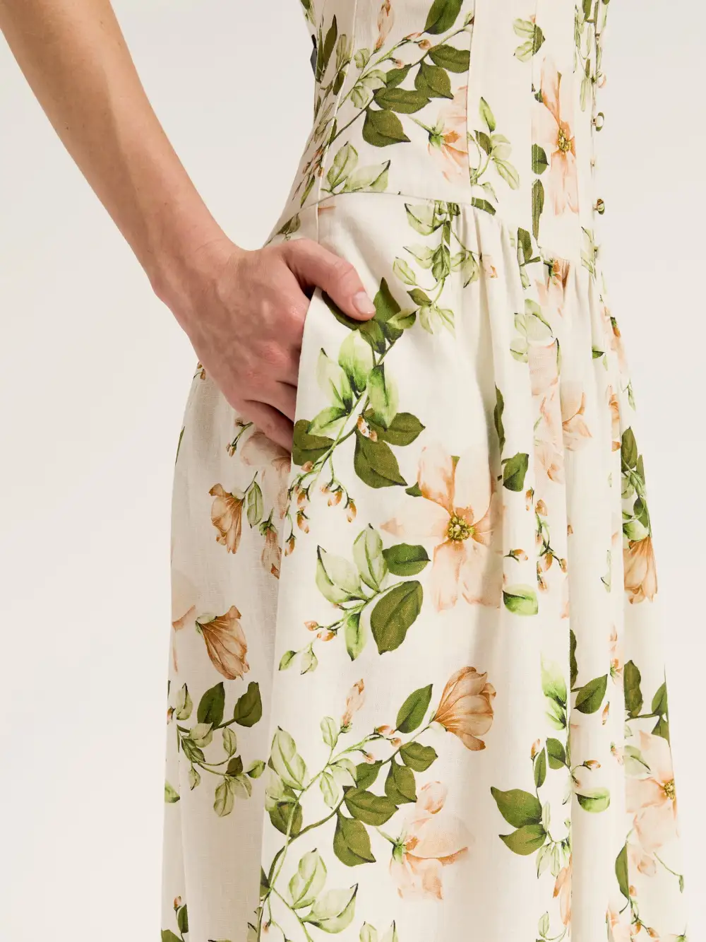Vintage Floral Midi Dresses