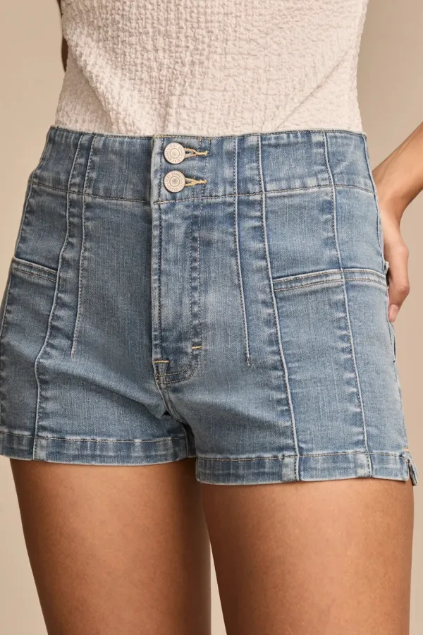 Olympian Blue High Rise Shorty