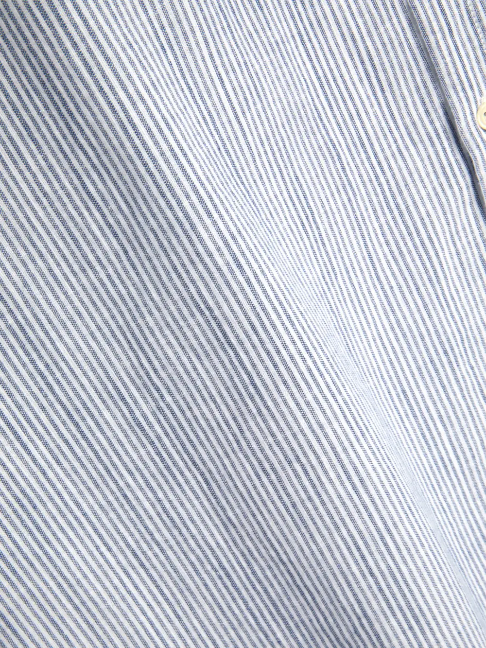 Blue Long Sleeve Casual Style Cotton Shirt