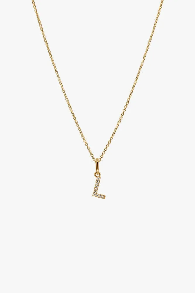 Gold Letter Necklace