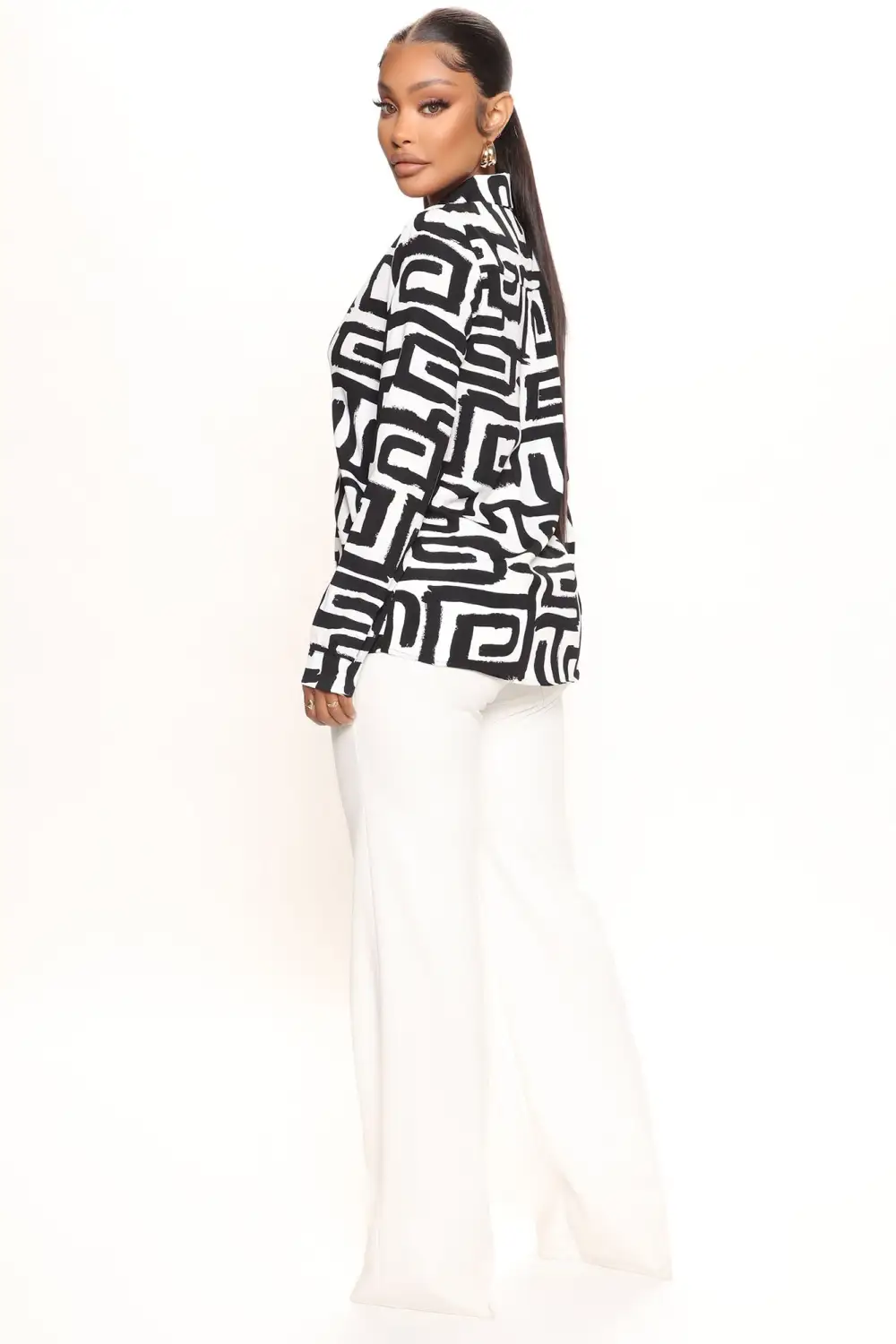 Times Like This Shirt - White/Black