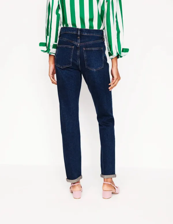 Girlfriend Jeans -Dark Vintage