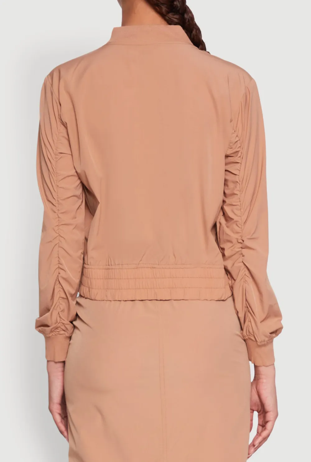 Stand Up Collar Windbreaker Jacket