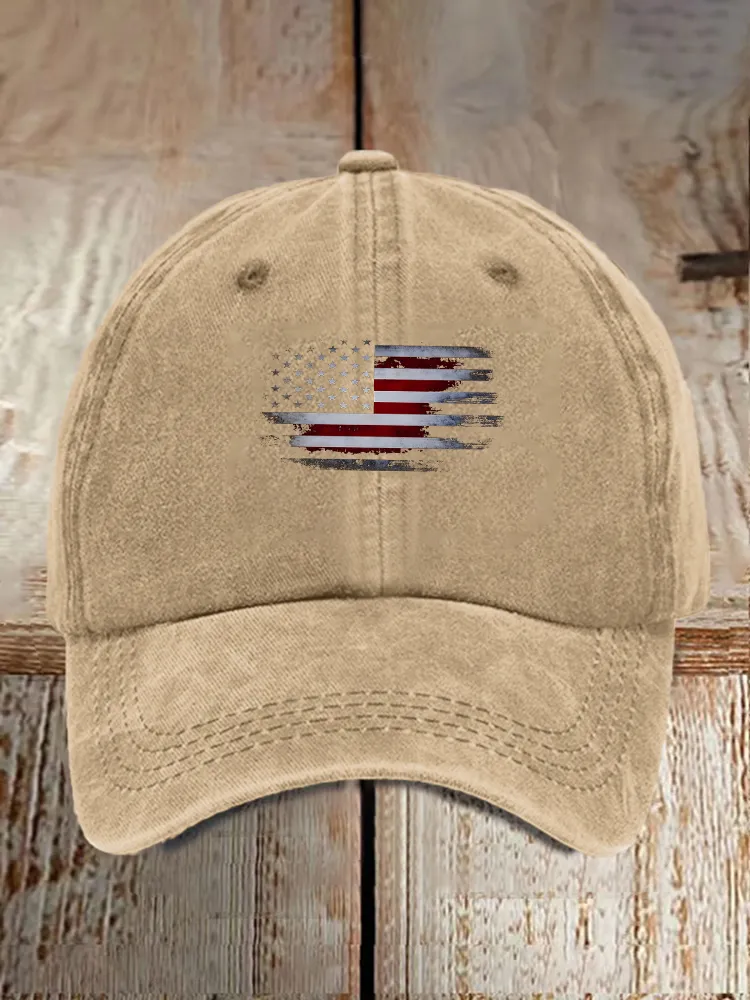 National Flag Print Baseball Caps
