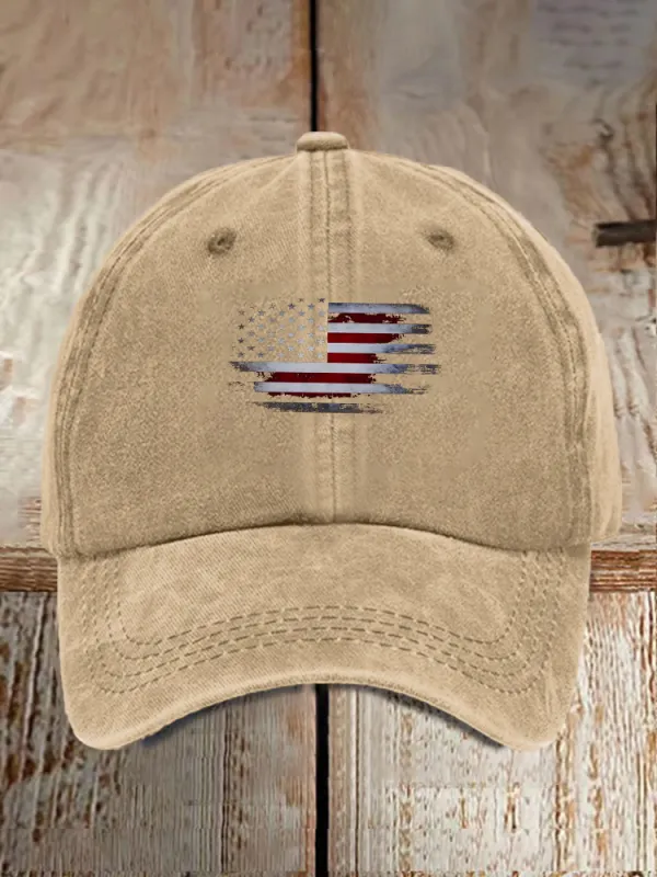 National Flag Print Baseball Caps