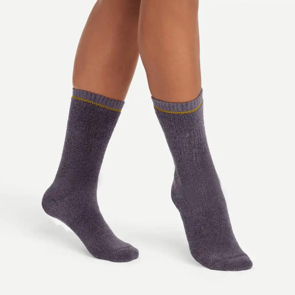 Women's Plush Terry Calf Sock 4-Pack Mixed