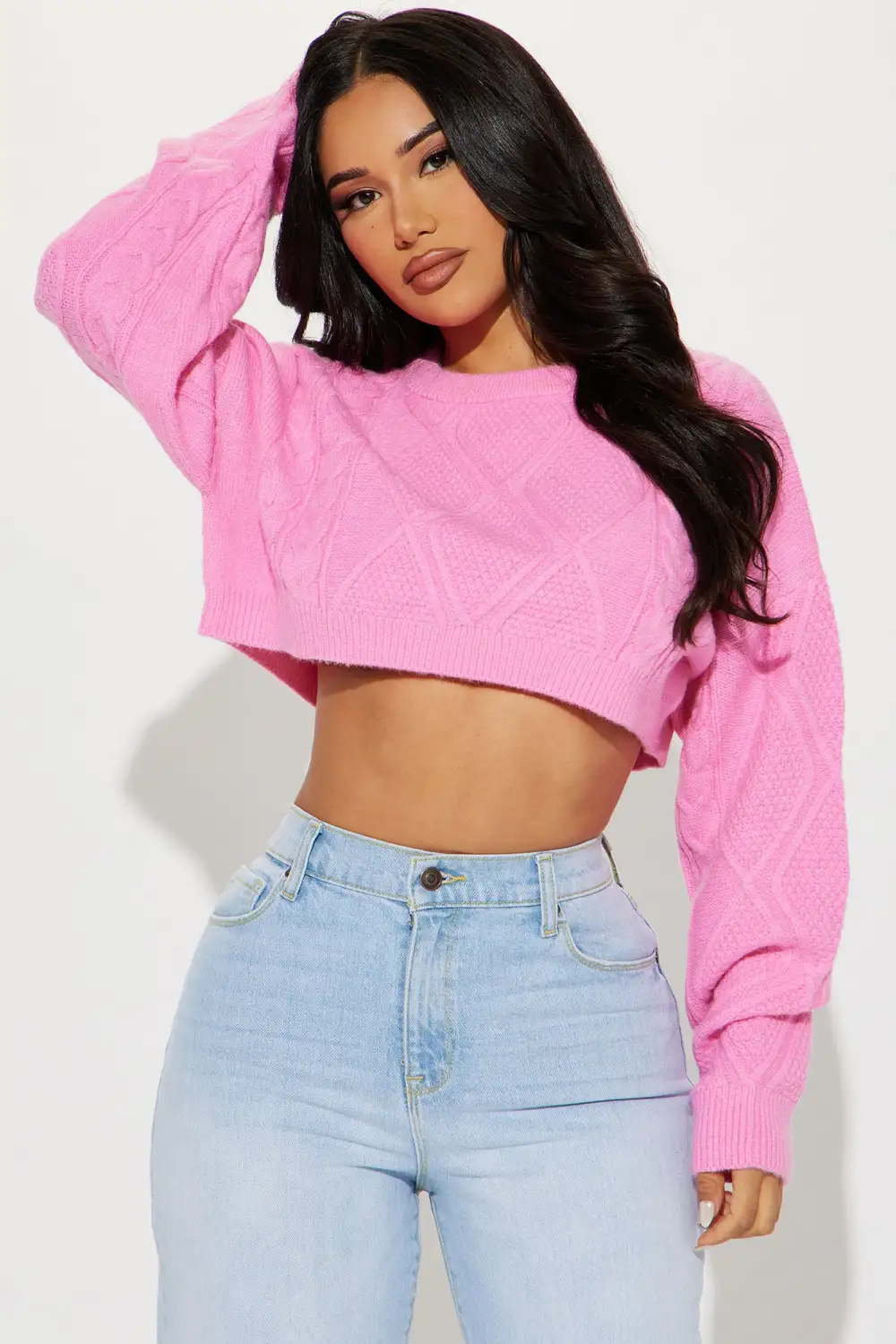 Promenade Dates Sweater - Pink