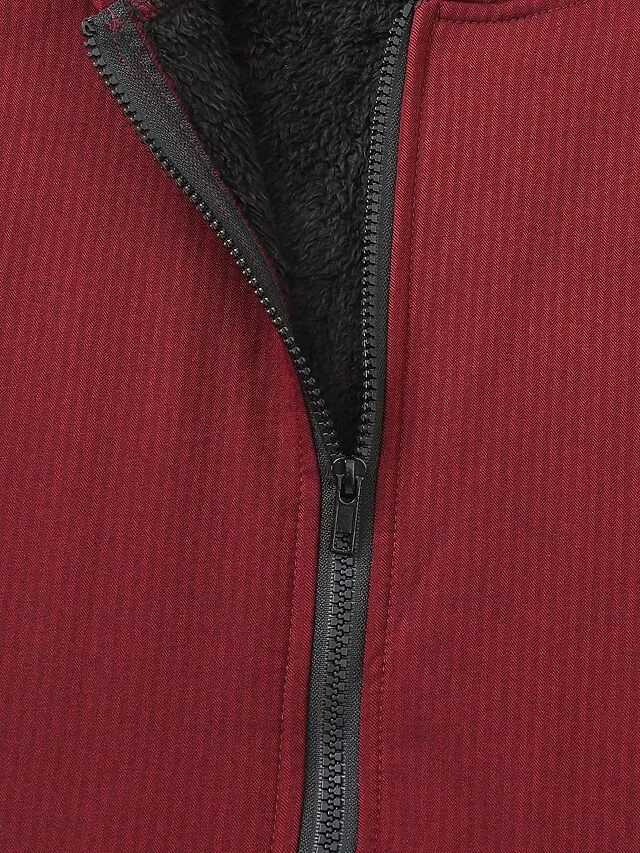 Women's Plus Size Curve Coat Hooded Coat Winter Fall Warm Mid-Length Short Chic Elegant Oversize Sport Vintage Zip Pocket Thick Coats Jacket Sweatshirt Parka Blouson