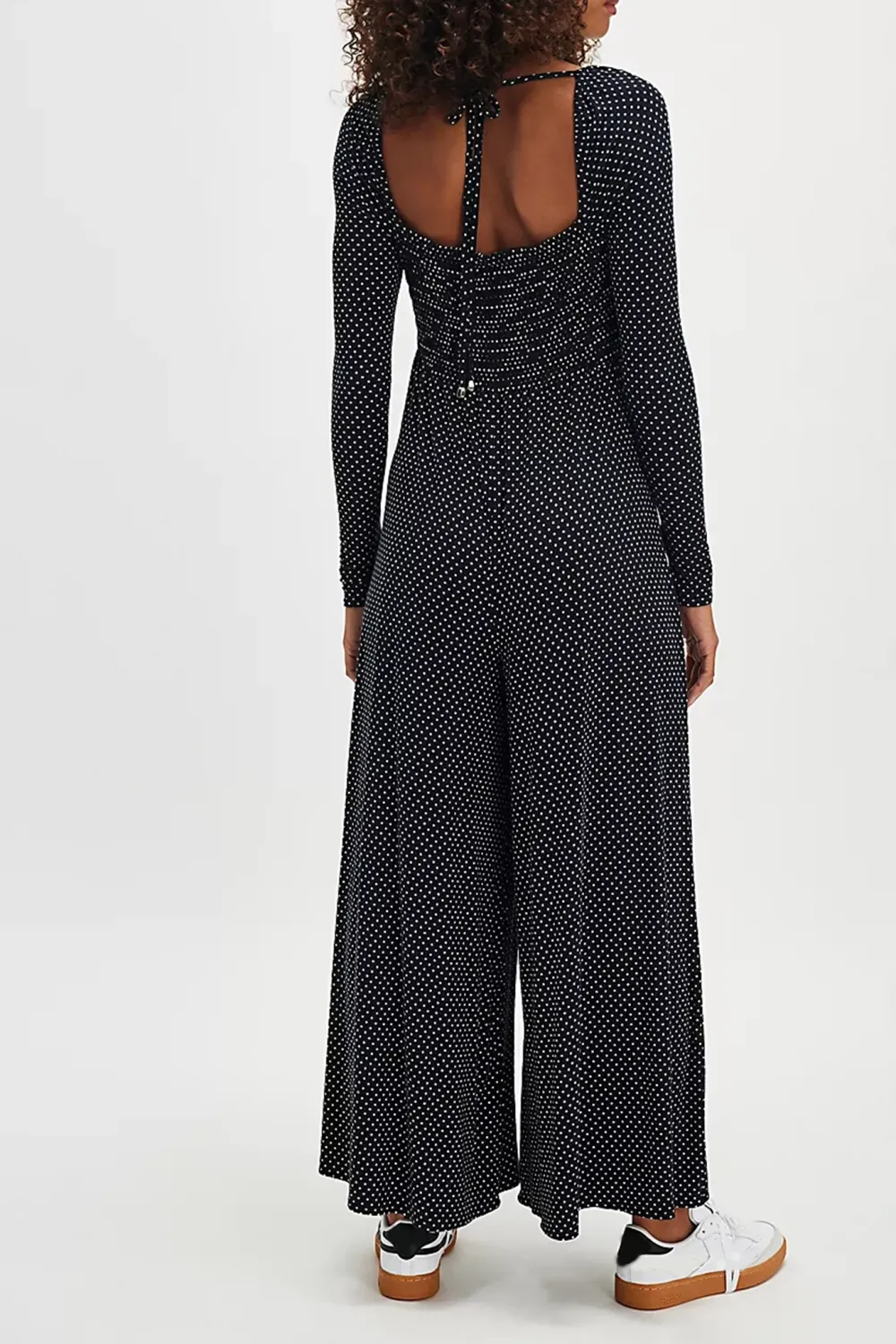 Long Sleeve Wide Leg Jumpsuit