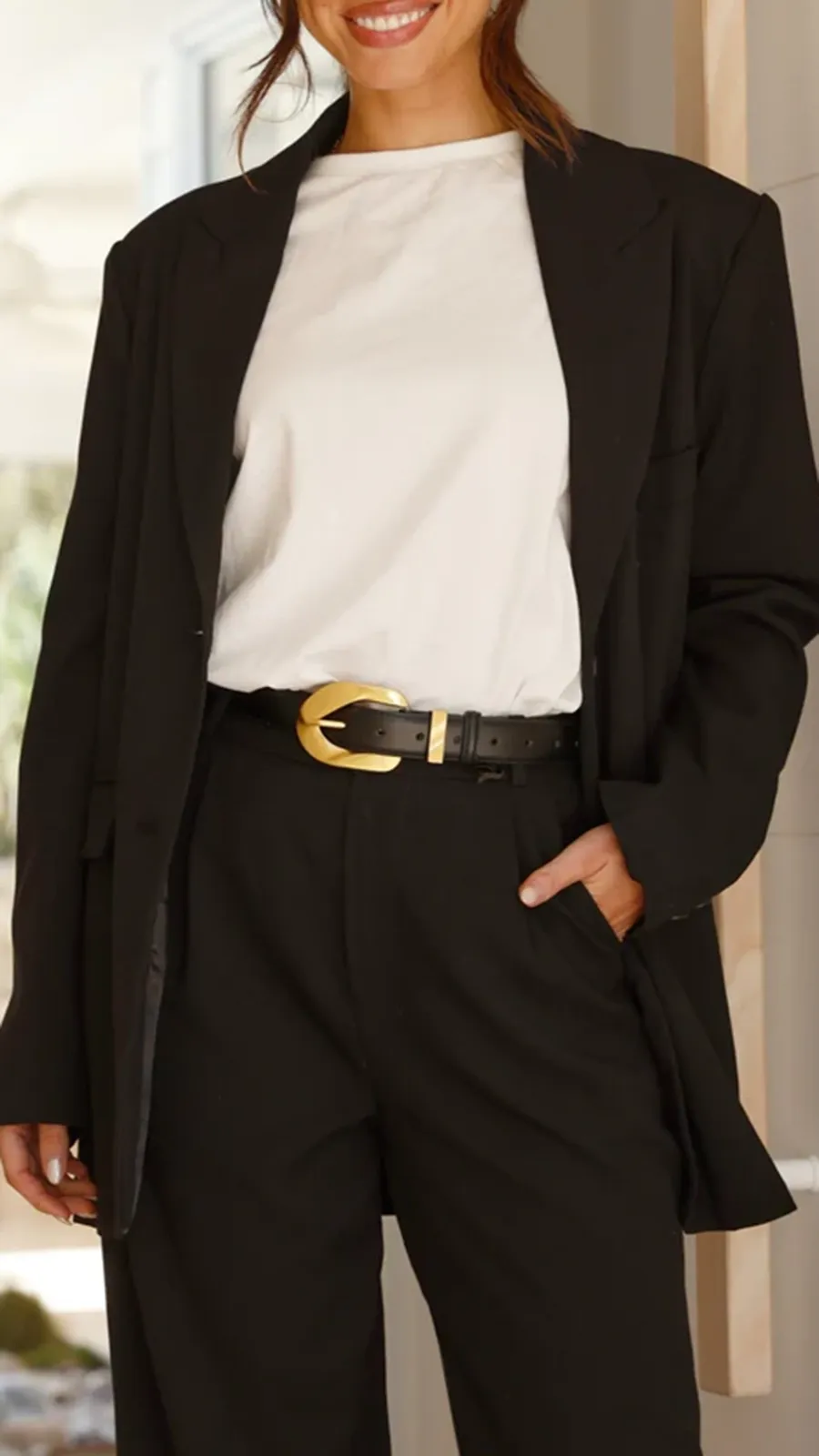 Comfortable Simple Suit Jacket