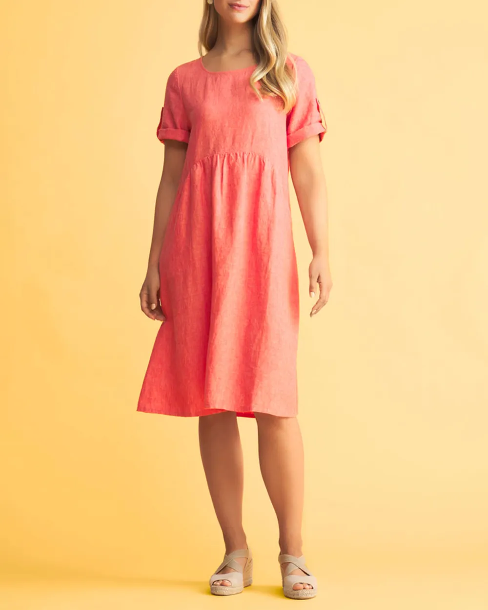 Linen Shift Dress