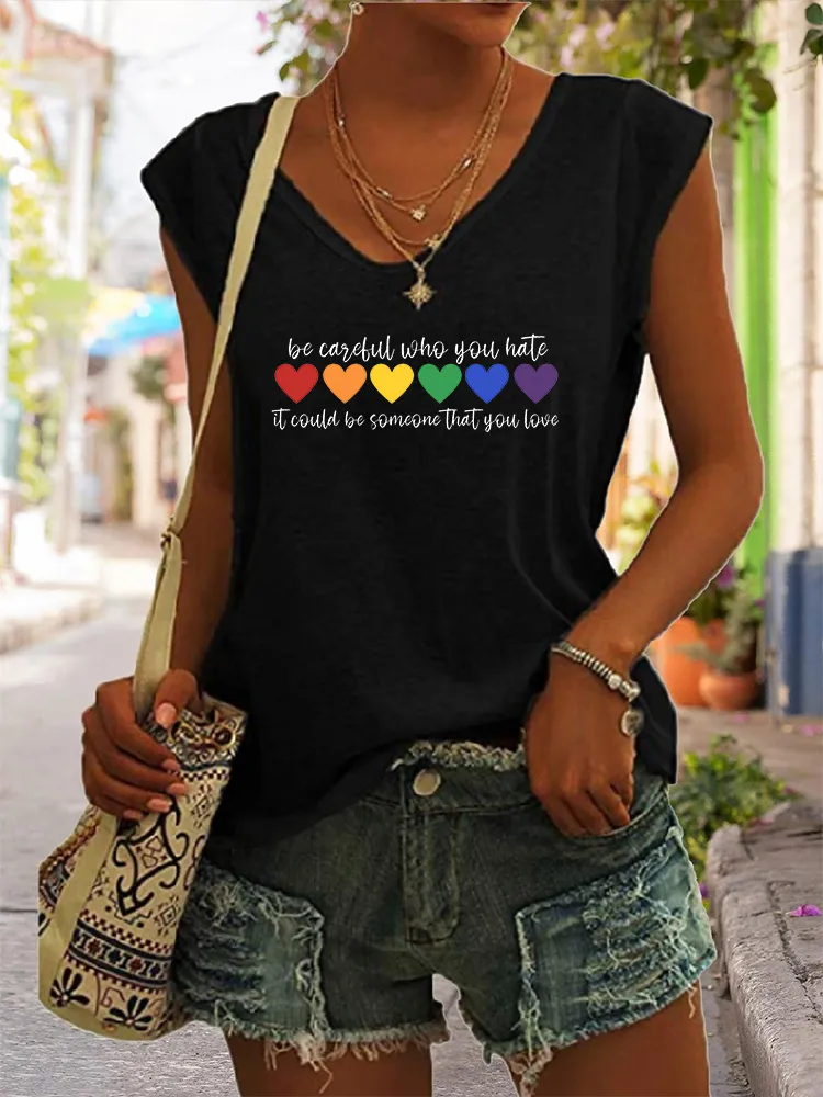 Women's Gay Day V-neck Vest