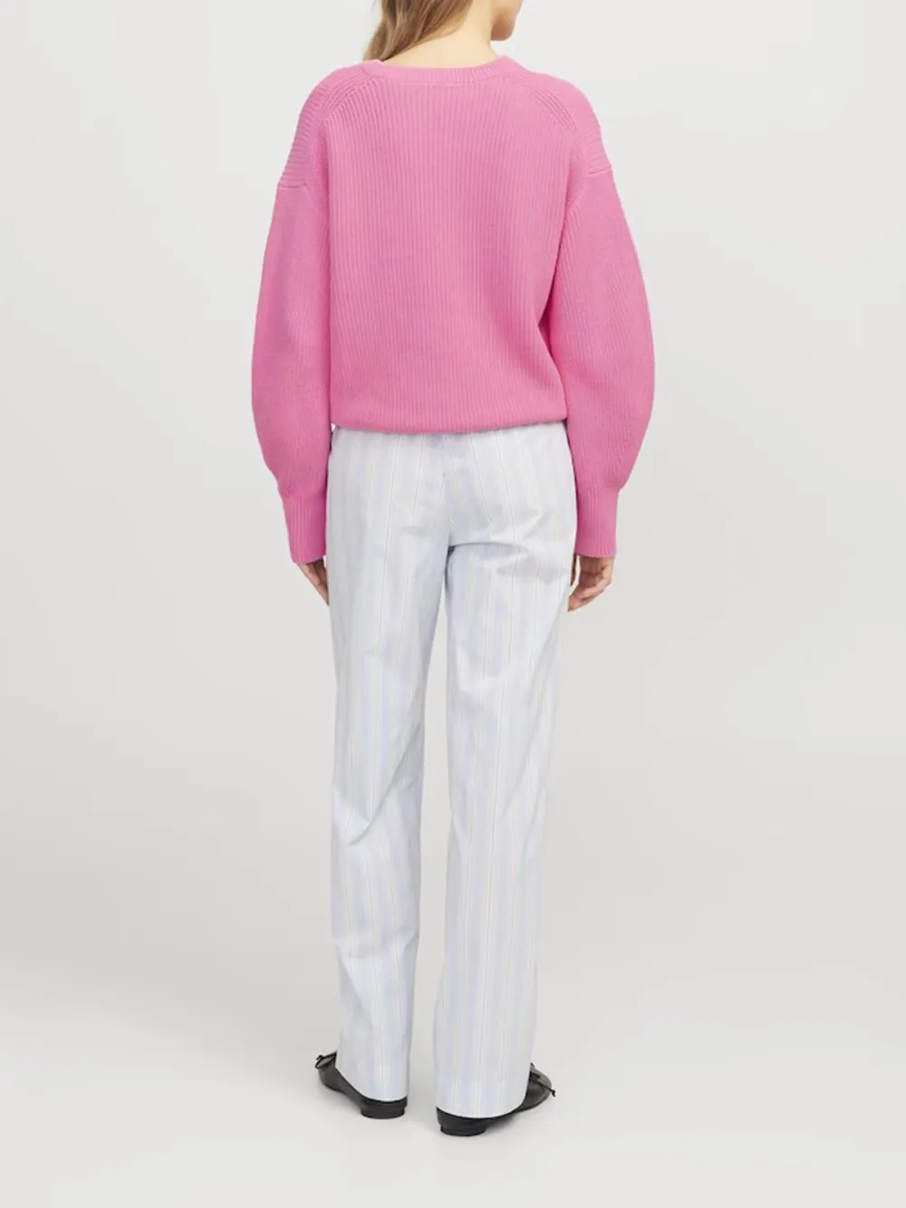 Plain Colored Casual Style Sweaters