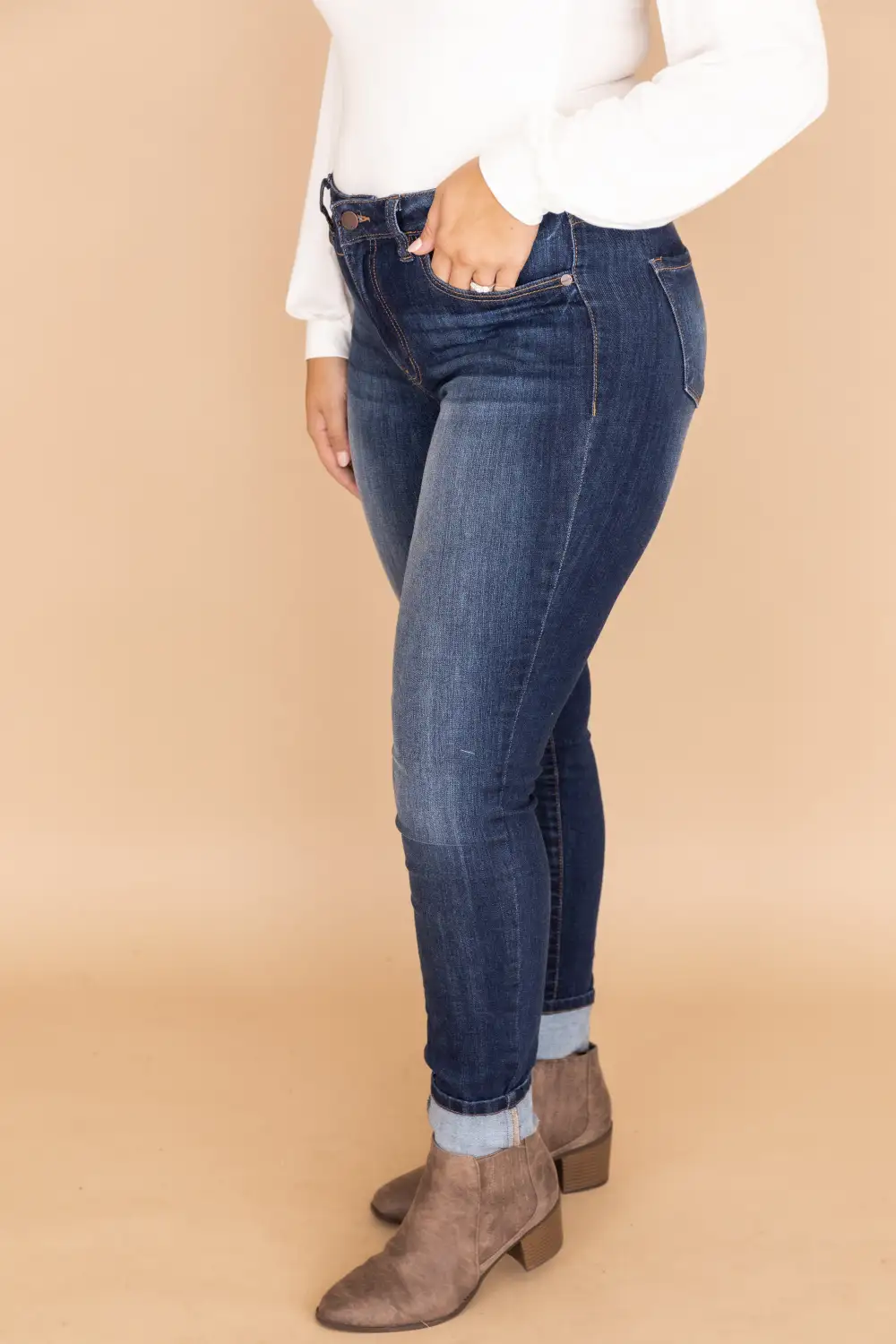 Willa Dark Wash Skinny Jeans