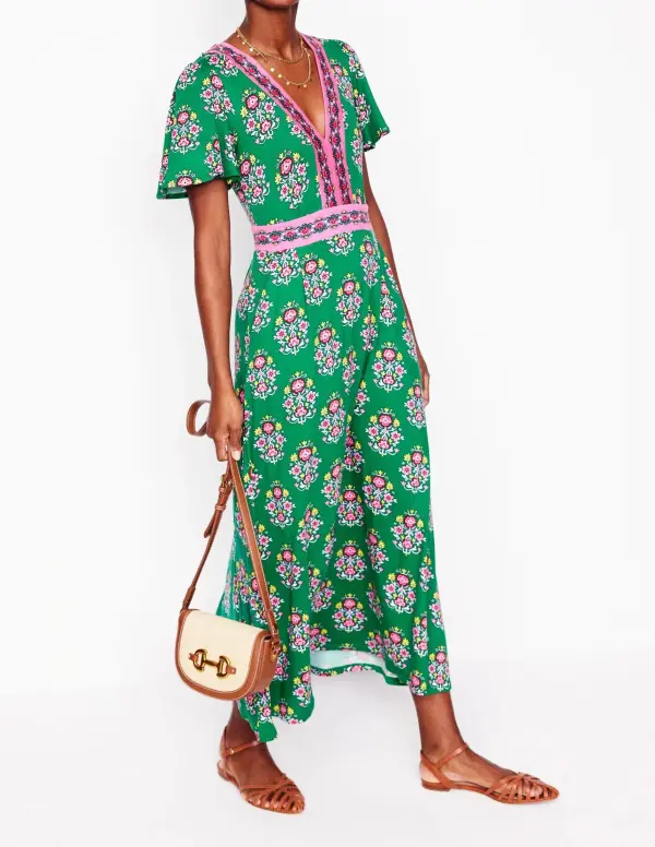 Ellie Flutter Maxi Tea Dress