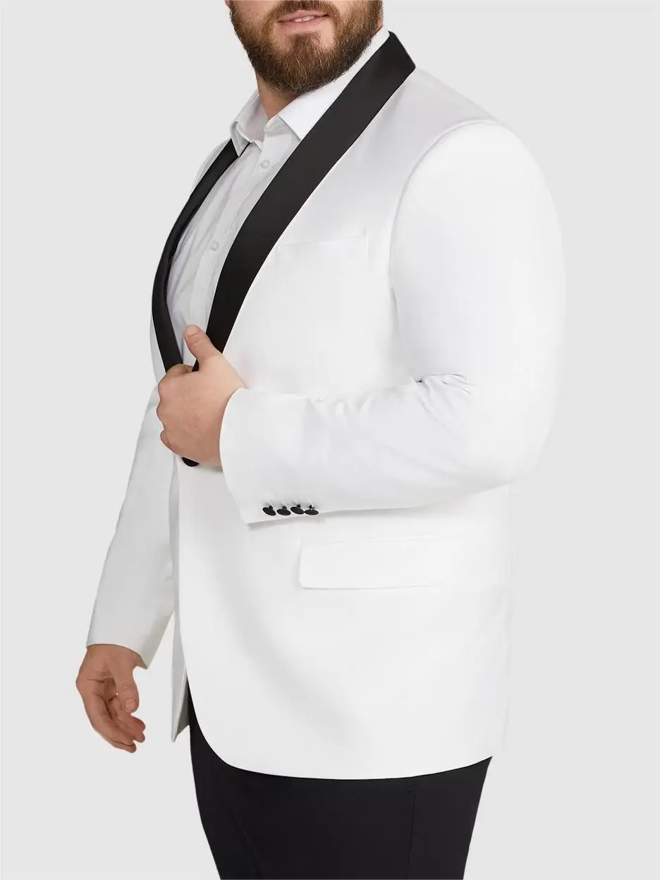IVORY TUXEDO SUIT JACKET