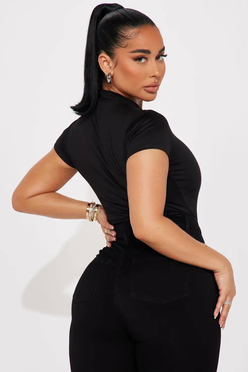 Boujee In Paris Bodysuit - Black