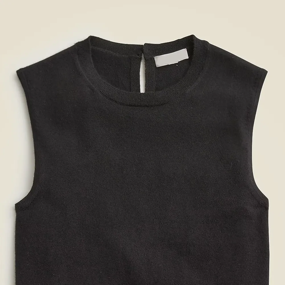 Cashmere-Blend Cropped Tops