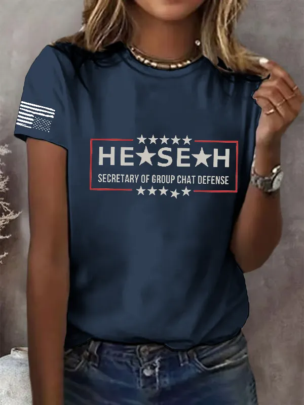 Women's Retro War Plans Leaked Print T-Shirt