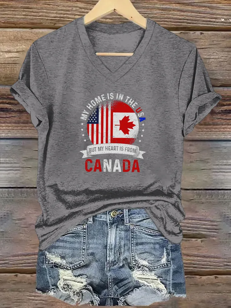 Women'S Canada Are Not For Sale T-Shirt