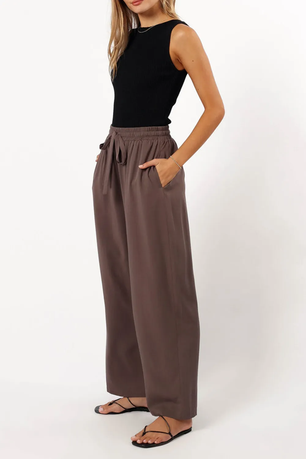 SOFT BELTED PANT