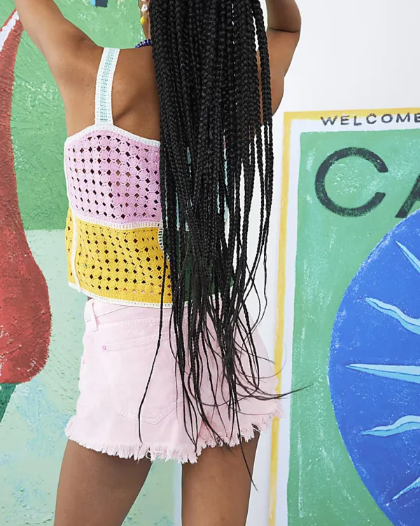 Summer Knitted Creative Vest