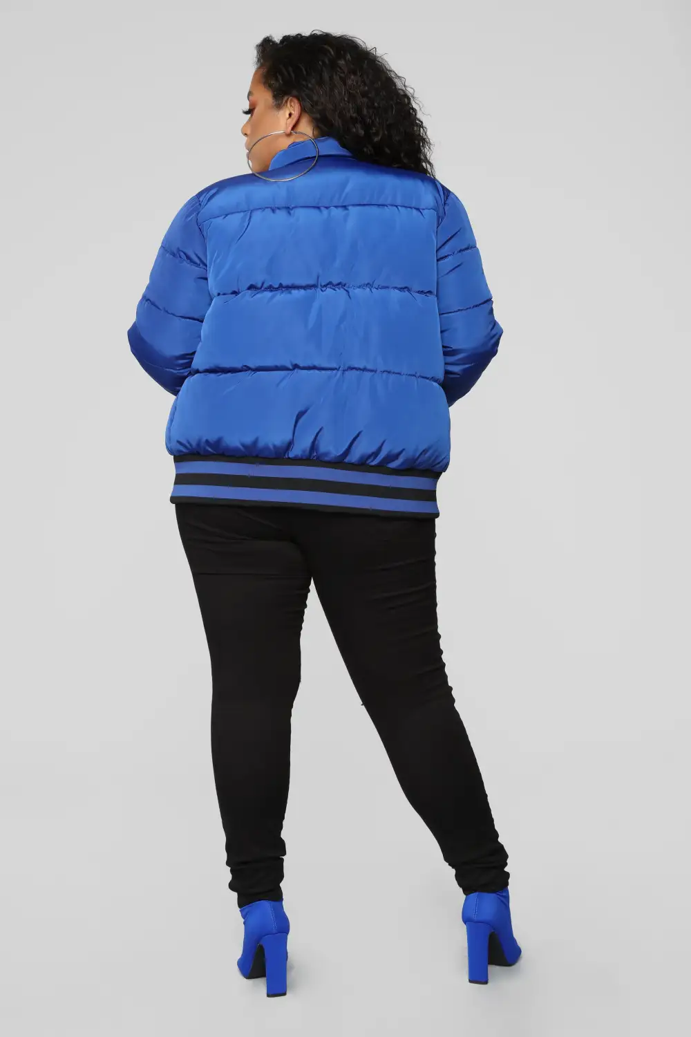 Mrs. Jackson Puffer Jacket - Royal Blue